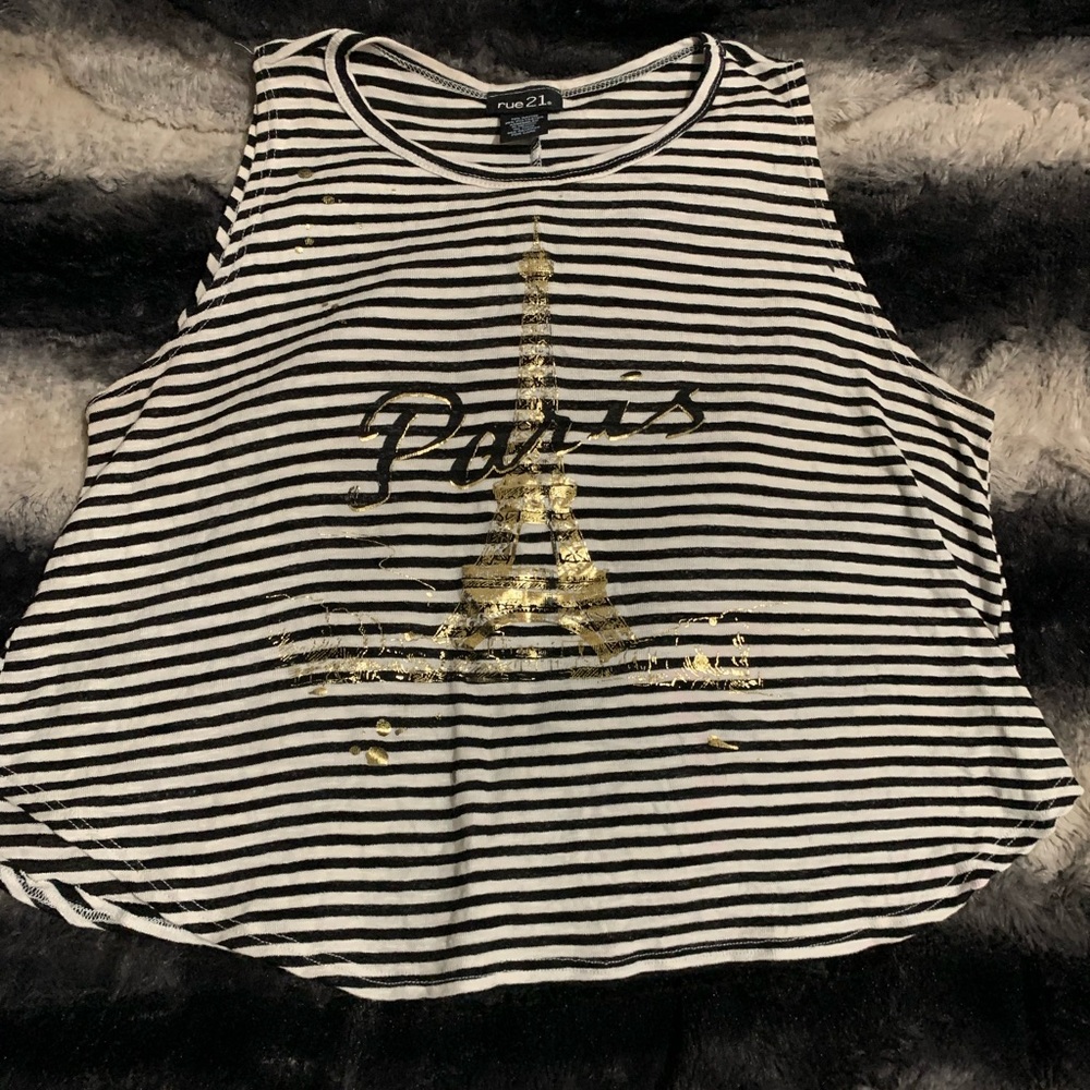 Sleeveless Paris shirt